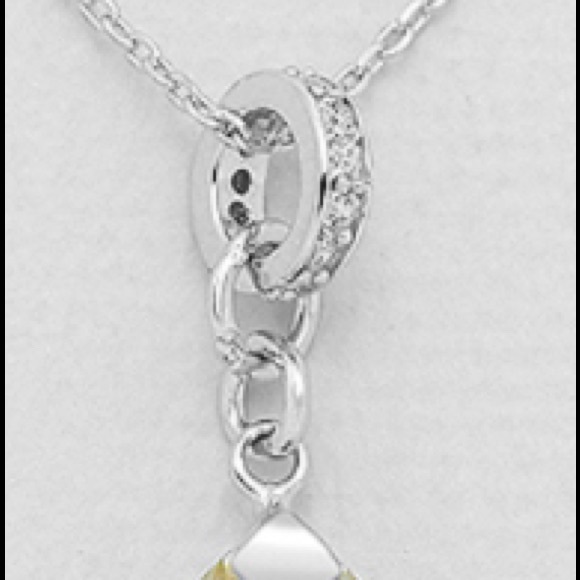 Italian Sterling Silver with Swarovski Pendant - Picture 3 of 7